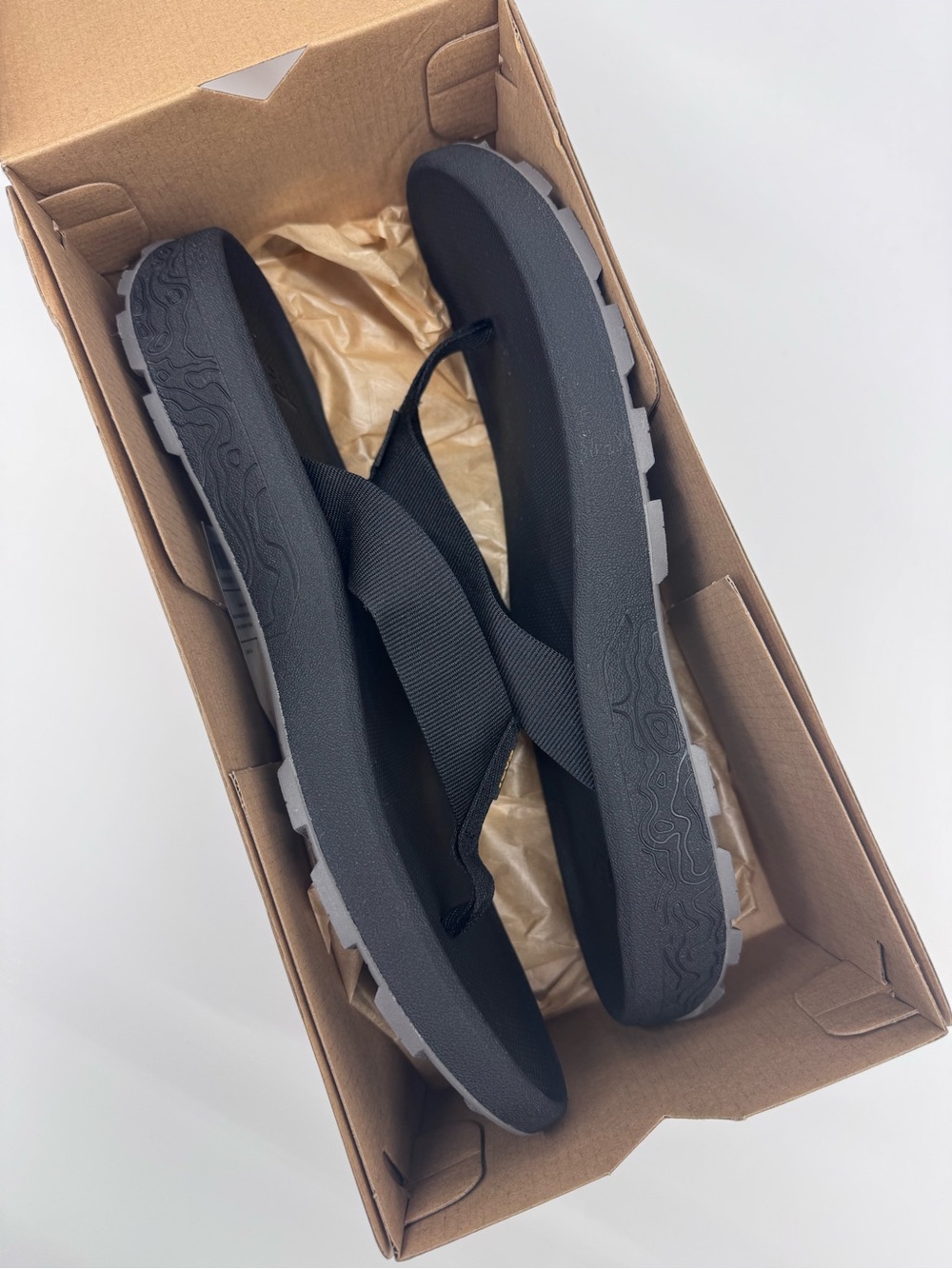 Teva Men's Hydratrek Black & Gray Flip-Flop